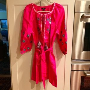 J Crew short dress, beach cover up, size L